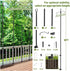 2 Pack 9FT ETELI Light Poles for Outside, String Light Poles with Ground Stakes, Heavy Duty Outdoor Light Poles