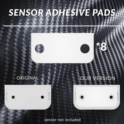 YINORD 8 8 (16 Adhesive Replacement Tape for Ring Alarm Contact Sensors & Magnets Pre-Cut Double-Sided Tape, No Cutting