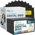 Dental Bibs - 50 Pack Adult Disposable Bibs 3-Ply for Dentist, Eating,