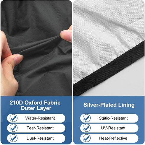 2 Pack 18.1 15 8.3 EEEKit Printer Dust Covers, Waterproof Printer Protective Cover Compatible with HP DeskJet Canon