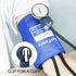 LotFancy Aneroid Sphygmomanometer, Professional Blood Pressure Cuff, Adult 8.5"-16.5", Calibrated BP Gauge, Blue
