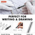 Shuttle Art RollerBall Pens, 25 Pack Black Fine Point 0.5mm Liquid Ink Pens for Writing and Note Taking