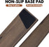 HAUSMODA 75% 80% (14.2 Walnut Wooden Wrist Rest Pad for TKL Keyboard, Ergonomic Solid Wood Hand Rest with Non-Slip