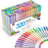Smart Color Art 320 Pack Gel Pens Set, 160 Colors Gel Pen with 160 Refills