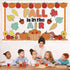 Fall Bulletin Board Decorations Set with Pumpkin Classroom Decors Autumn Maple Leaves for Thanksgiving
