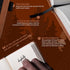 Dingbats* Wildlife A6 Plain Pocket Notebook - PU Leather Hardcover Small Writing Journal with Elastic Closure