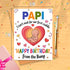 Moonlit93 Papi - I Can't Wait For Our First Cuddle Happy Birthday From The Bump! Card - Ideas Birthday Card For Papi