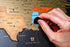 Two Scratch-Off Maps: World Map 17x24" + USA Map, Deluxe Travel Posters with Accessories