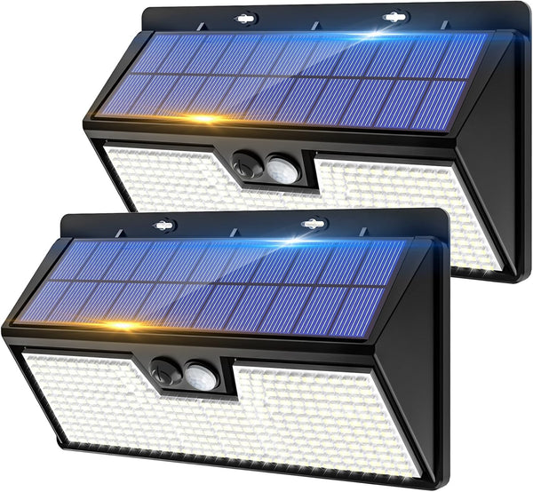 vighep Large Solar Motion Lights Outdoor, 318 LED Super Bright Shed Lights