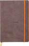 Rhodia Rhodiarama SoftCover Notebook - Chocolate Cover - 80 Lined Sheets - 6 x 8 1/4 (117403C)