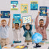 Zonon 10 Set Pcs Science Classroom Decoration Banner and Poster for Teachers Scientist Bulletin Board Posters Science