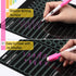 Mr. Pen Magnetic Dry Eraser Chore Chart for Multiple Kids, 2 Pack with 6 Eraser Cap Markers, Refrigerator Chore Board