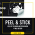 Employees Must Wash Hands Before Returning To Work - 8.75" x 2.5", 3 Pack, Black and White, Self-Adhesive