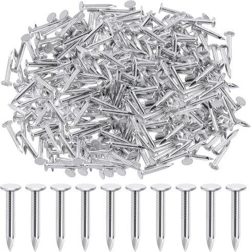 300Pcs 1-1/4 Inch 30mm Galvanized Roofing Felt Nails for Roof Repair, Asphalt Tile, Landscaping