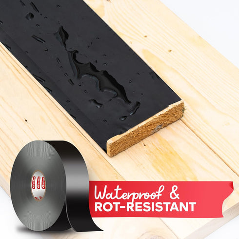 XFasten 2 Inch x 50 Feet Joist Tape, Weatherproof Butyl Sealant for Decking, Waterproof Roof Flashing Tape
