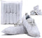 X-Large Disposable Shoe Covers 100Pcs, Waterproof Boot Cover, Dust Proof Non-slip CPE Protectors, White, One Size