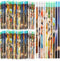 Kolewo4ever 200 Pieces Animal Pencils, Galaxy Sky Alpaca Tiger Flamingo Pencils for Teachers and Learning Activities