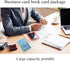 lizimandu Business Card Holder Book, PU Leather Organization Binder for Men & Women, Up to 96 Cards Capacity, 1-Peach