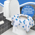 (6 Pack) Potty Shields Toilet Seat Covers Disposable - XL Waterproof Toilet Cover for Toddlers, Kids & Adults