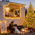 168FT 600 JMEXSUSS LED Christmas Lights Outdoor Waterproof Clear Wire Indoor String Lights for Outside Warm White