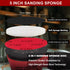 18Pcs 5 Inch 180-3000 Hook and Loop Sanding Sponge Discs Grit Wet Dry Sanding Pads, Foam Sandpaper for Random Orbital