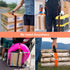 Adjustable Lifting Moving Straps, IFOUCTY 2 Pack Lifting Straps for Single Use, Carrying Strap Belt with Durable Handles for Moving Furniture, Boxes,Mattress, Heavy Objects by IFOCUTY