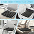 XGPGBXGT Press Type Inflatable Travel Cushion Airplane Seat Cushion, Built-in Air Pump Portable Airplane Seat Cushion