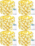 6 Pack Fairy Lights Battery Operated with Timer, Each 20FT 60LED Christmas
