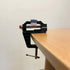 Mini Table Clamp Hobby Bench Vice for Repairs, Modelling, Painting, and Crafting (Black)