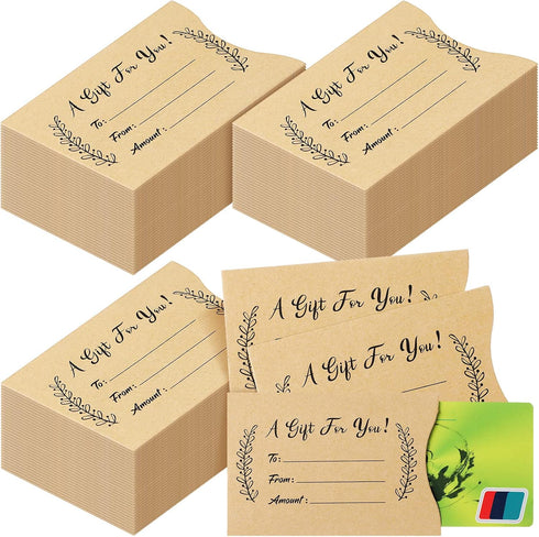 Yinder 600 Pcs Gift Card Envelopes Bulk Thank You Gift Card Sleeves