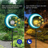 Solar Outdoor Garden Lights, Waterproof Crackle Glass Globe LED Landscape Lighting for Pathway and Yard