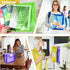 Plastic File Folders, 10 Pcs A4 Expandable Waterproof Pouch Envelopes with Snap Closure for Office/Business/School
