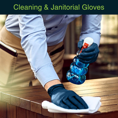 200 Count Navy Nitrile Medical Gloves X Large, - Surgical Grade Latex Free Disposable Gloves X Large Rubber Gloves