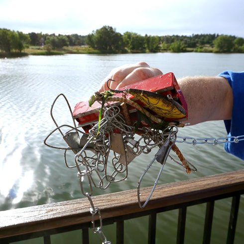 Master Magnetics Powerful Retrieving Magnet: Fishing Magnet with Eyebolt and Magnetic Shield