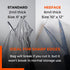 Heavy Duty Zip Bags 5"x8", 50 Pack 6mil Thick Resealable Poly Bags for Tools and Small Business Packaging