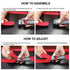 Straps & Buckles - Cinch Tie Down CAM Cargo Utility Lashing Straps, 1" Wide Heavy Duty Webbing, 2 PK