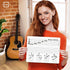 SCRIBBLEDO Guitar Practice Dry Erase White Board, 11 x 14 Inch Portable Double Sided for Kids, Musicians