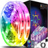 Keepsmile 130ft Led Strip Lights (2 Rolls of 65ft) Bluetooth Smart App