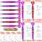 Jetec Valentine's Day Appreciation Gifts, Heart Pens with Thank You Cards, Smile Face Ballpoint Pens for Team Coworker