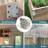 KOMOHOM 4 Inch 4" 2" 2" 90 Duty4 L Brackets Corner Braces for Wood L Right Angle Bracket, x x Metal Joint Bracket