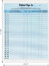 Tabbies Patient Sign-In Label Forms | 8-1/2" x 11" Form, Blue, 23 Labels/Sheet, 125 Sheets/Pack