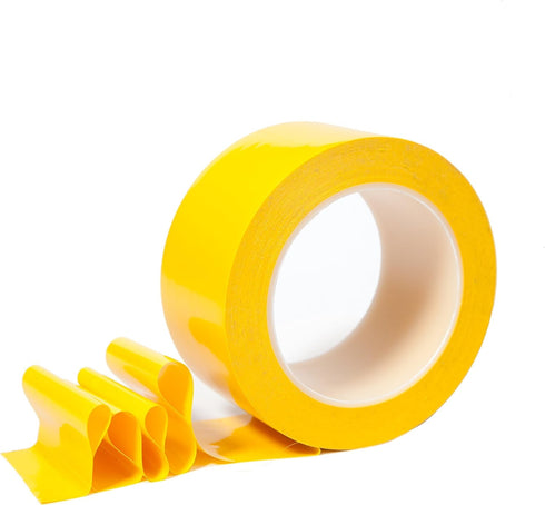 CARNAVAL 2 Inch Floor Tape for Marking Factories, Warehouses, Workshops - Yellow 2" Width, 36 Yards Length