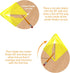 Savannah Yellow Transparent Center Finder for 8 inch Square, Round, Octagon, and 5-3/4 inch Hexagon Material