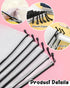 Umriox Zipper Bags, 12 Packs Assorted Sizes, Mesh Pouch for Office Supplies, Travel Accessories, Black