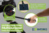 Textile Finished Neoprene Rubber Sheets 12x12x1/16 inch - Solid and Flexible Mesh for Plumbing Repairs