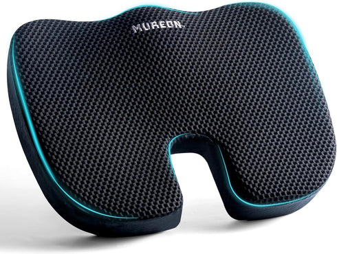 Mureon Seat Cushion for Office Chairs, Large Memory Foam Cushion for Car, Pressure