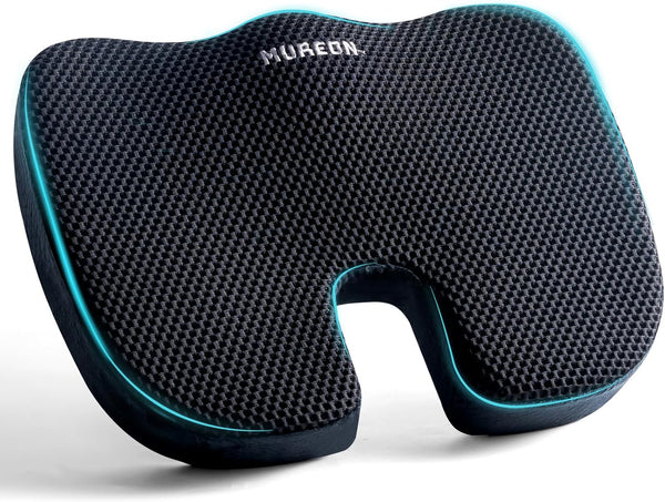 Mureon Seat Cushion for Office Chairs, Large Memory Foam Cushion for Car, Pressure
