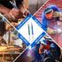 2 Pcs Welders Pencil with 48 PCS Round Refills, Mechanical Pencils for Metal Welding Marker, Tube Pipe Fitter