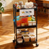 BrightRow 2 Set, 3-Tier Pcs Delivery Driver Snack Station Rolling Snack Cart with Handle Wheel Thank You to Our Amazing