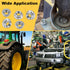 Mriuuod 55 Pack M6 M6-1mm 304 Serrated Flange Hex Nuts, Hexagon Flange Nuts, Stainless Steel, Metric Nuts Fasteners